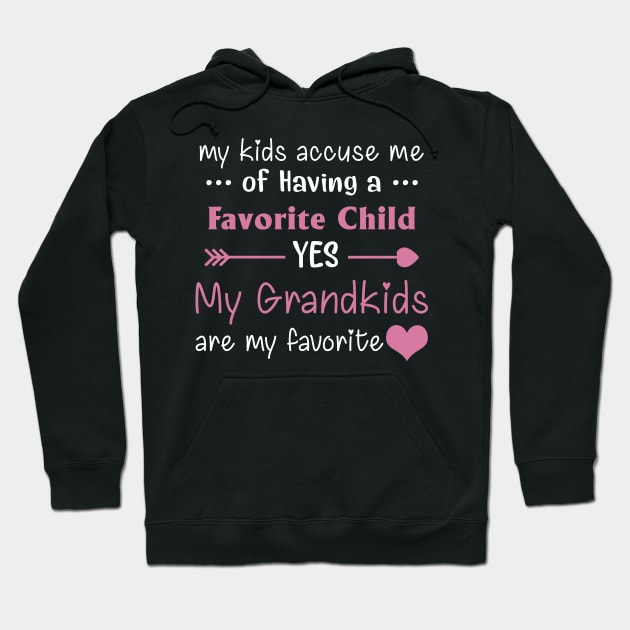 my kids accuse me of having a favorite child Hoodie by HomerNewbergereq